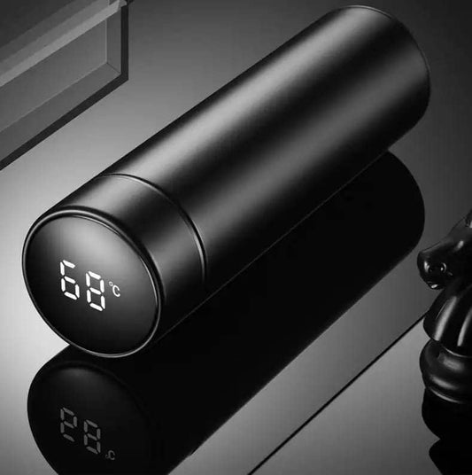 Stainless Steel Temperature Water Bottle Thermos, Double Wall Vacuum Intelligent Cup with LCD Smart Display for Office, Home, Gym, Outdoor Travel Hot and Cold Drinks