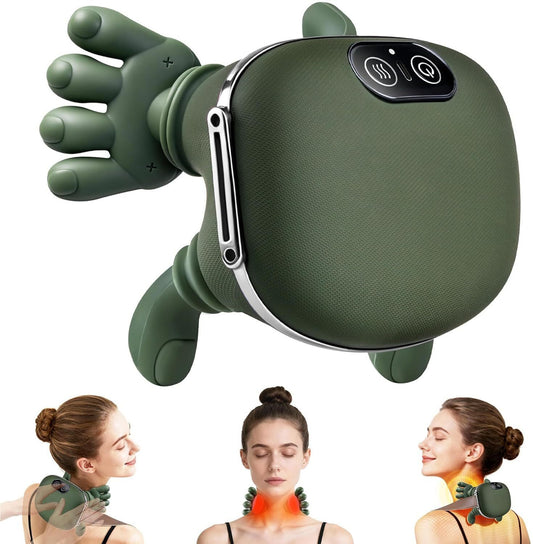 Neck & Shoulder Massager, Heat for Pain Relief, Muscle Relaxation & Stress Reduction