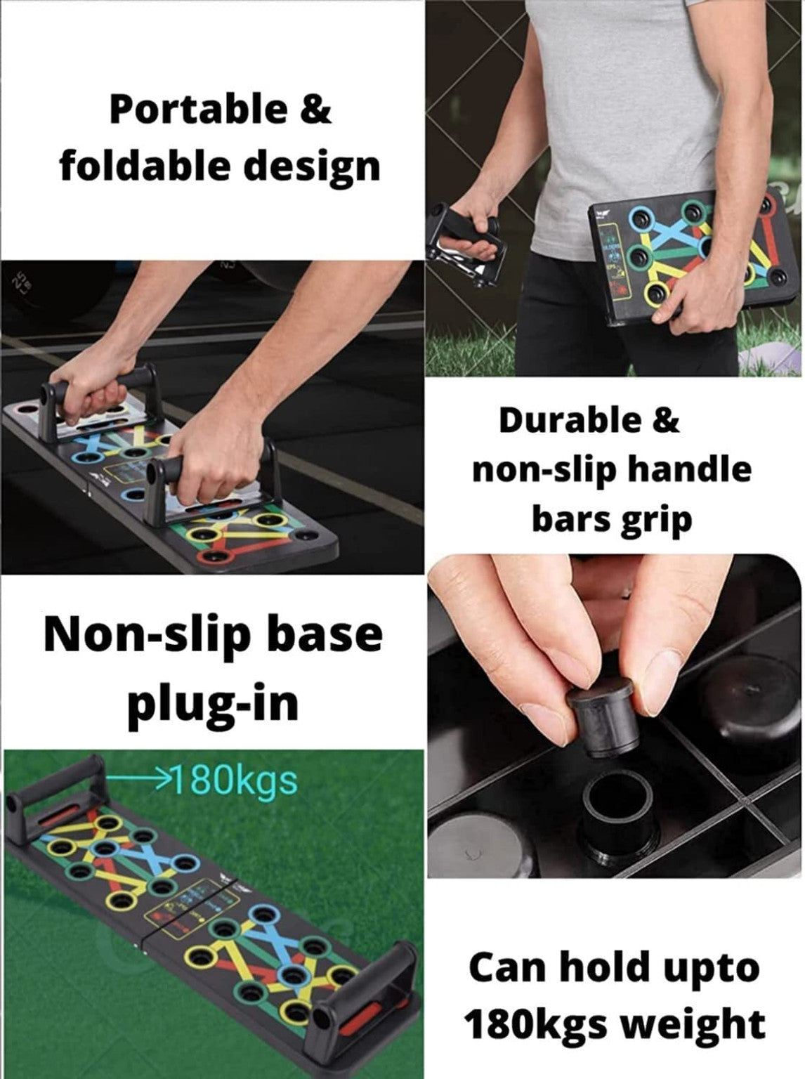 Pushup Board and Stand for Effective Upper Body Training Man and Women Push-up Bar