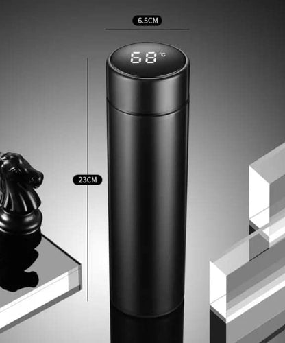 Stainless Steel Temperature Water Bottle Thermos, Double Wall Vacuum Intelligent Cup with LCD Smart Display for Office, Home, Gym, Outdoor Travel Hot and Cold Drinks