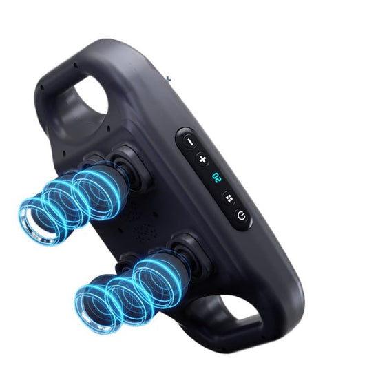 4D Massage Gun Deep Tissue Massage Gun with 4 Interchangeable Heads/Body Muscle Massager for Back, Neck, and Body Pain Relief Rechargeable With 4X Power