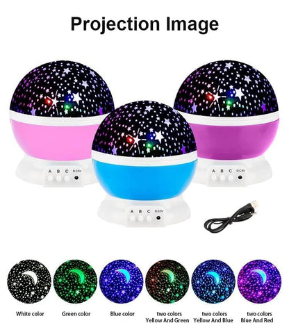 Star Master Projector Night Light – Romantic LED Sky Projector Lamp with USB Cable
