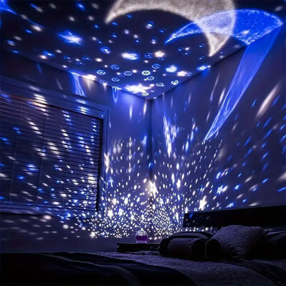 Star Master Projector Night Light – Romantic LED Sky Projector Lamp with USB Cable
