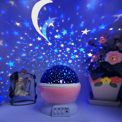 Star Master Projector Night Light – Romantic LED Sky Projector Lamp with USB Cable