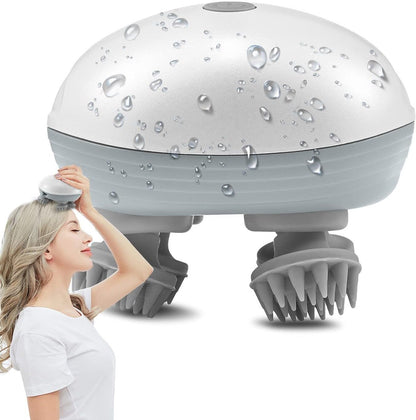 Electric Scalp Massager, 3 Modes Head Massager Scalp Hair Growth Portable Waterproof Pet Massager for Dogs and Cats